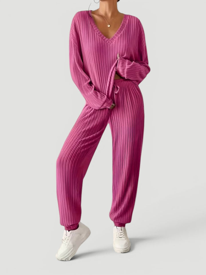 Ellmont London | Women’s Soft Two Piece Pajama Lounge Set