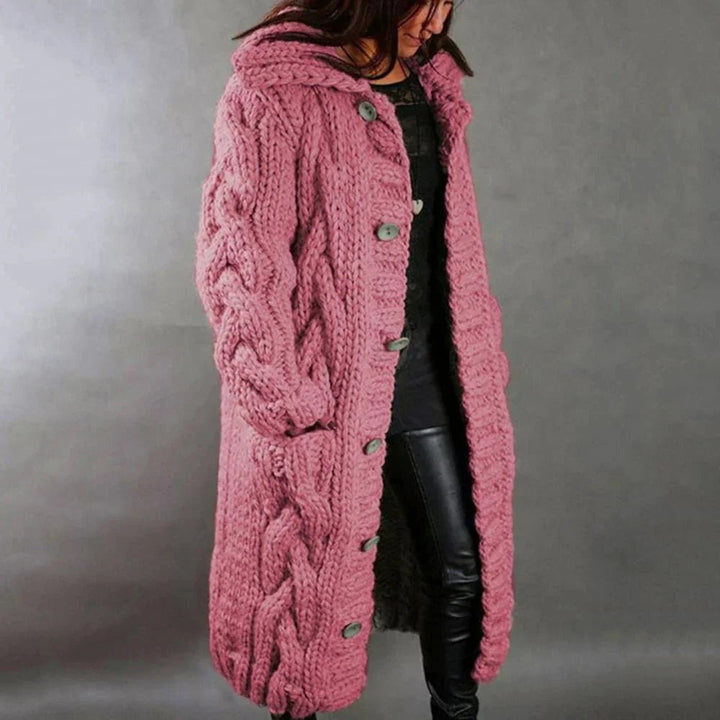 Eliza | Chunky Cable Knit Cardigan