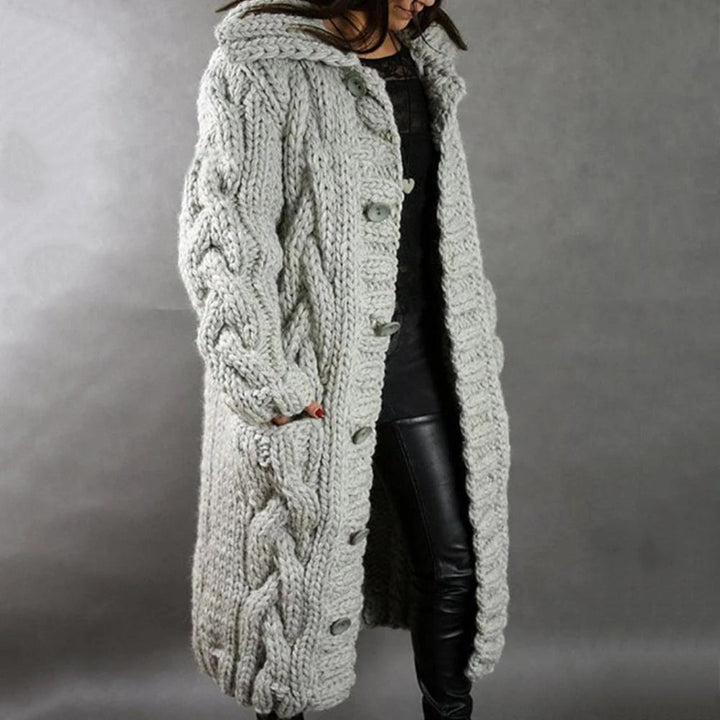 Eliza | Chunky Cable Knit Cardigan