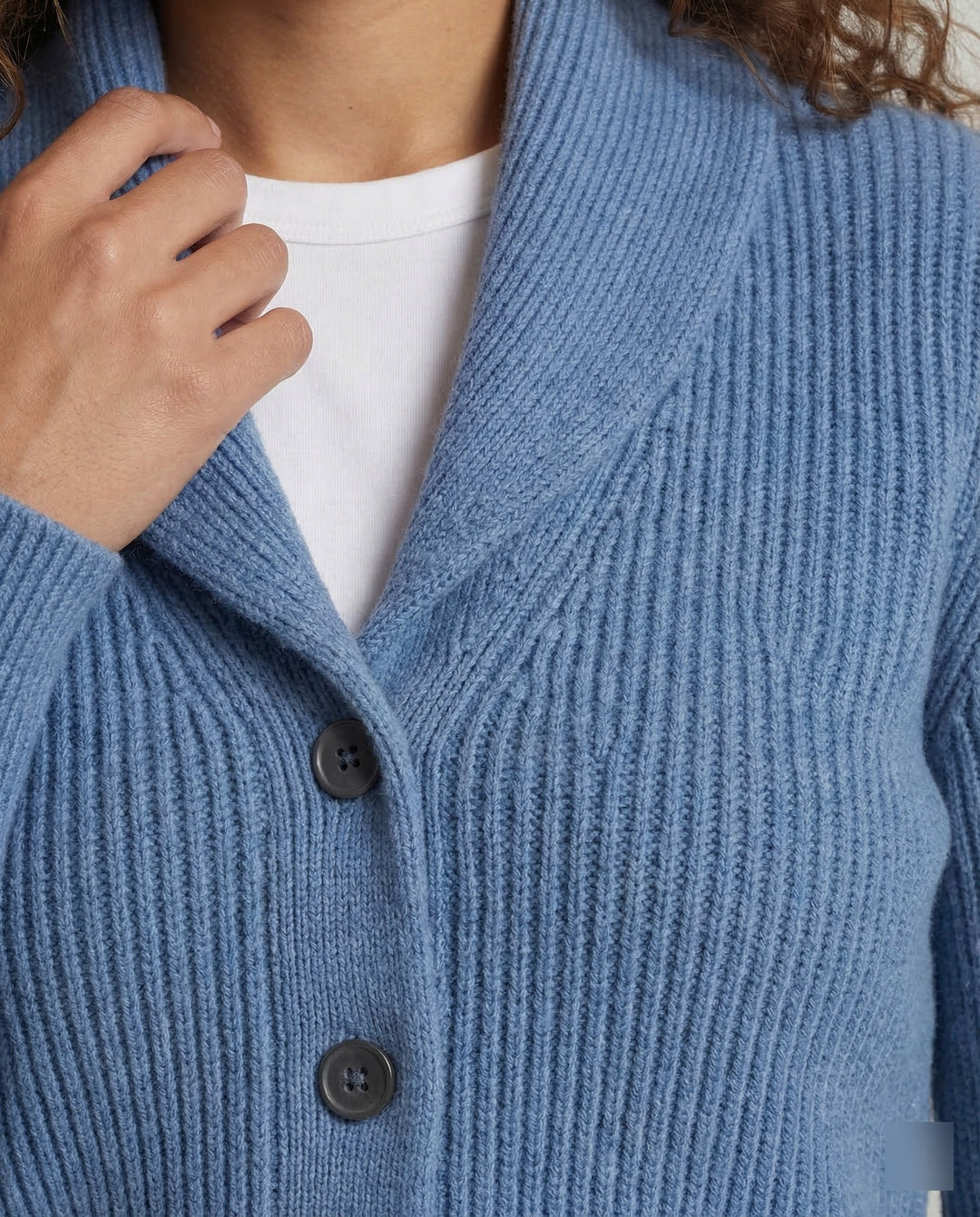 Isla | Ribbed Shawl Collar Women Clothing Cardigan