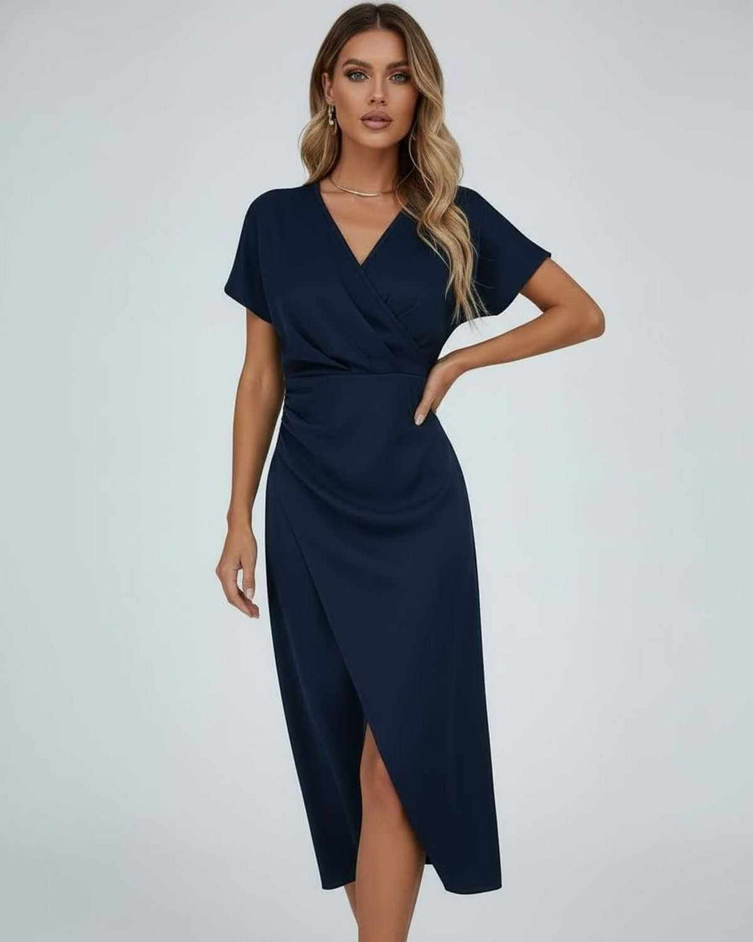Hattie | Wedding Guest Wrap Midi Dress Women