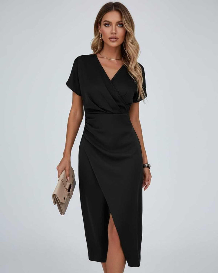 Hattie | Wedding Guest Wrap Midi Dress Women