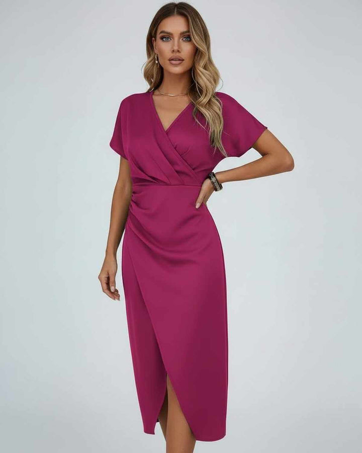 Hattie | Wedding Guest Wrap Midi Dress Women