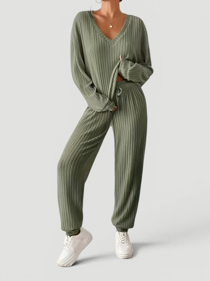Ellmont London | Women’s Soft Two Piece Pajama Lounge Set