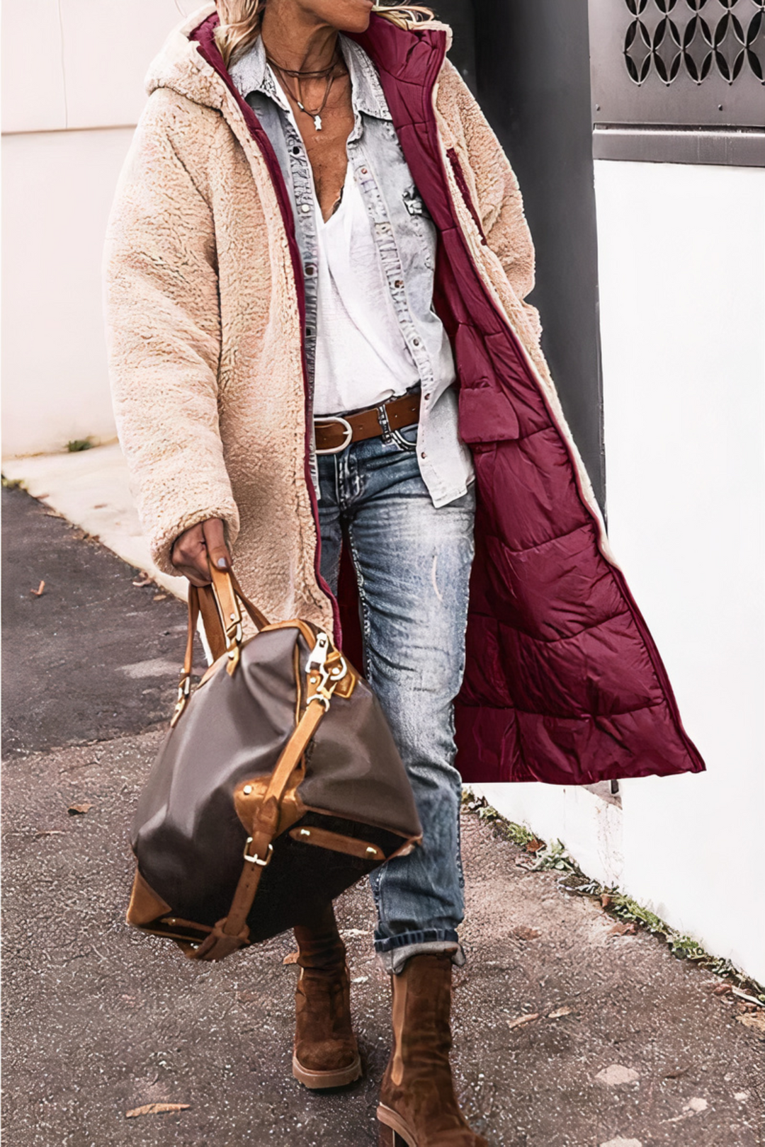 Ava | Womens Quilted Puffer Jacket Ladies Coat