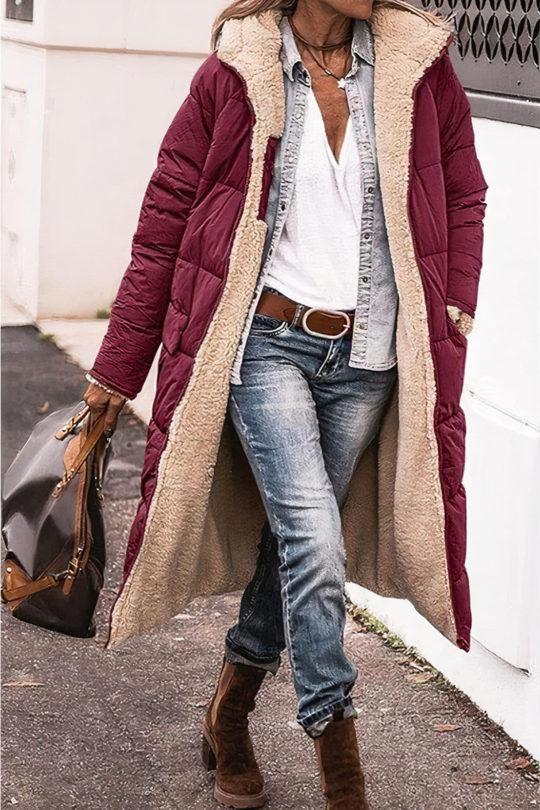 Ava | Womens Quilted Puffer Jacket Ladies Coat