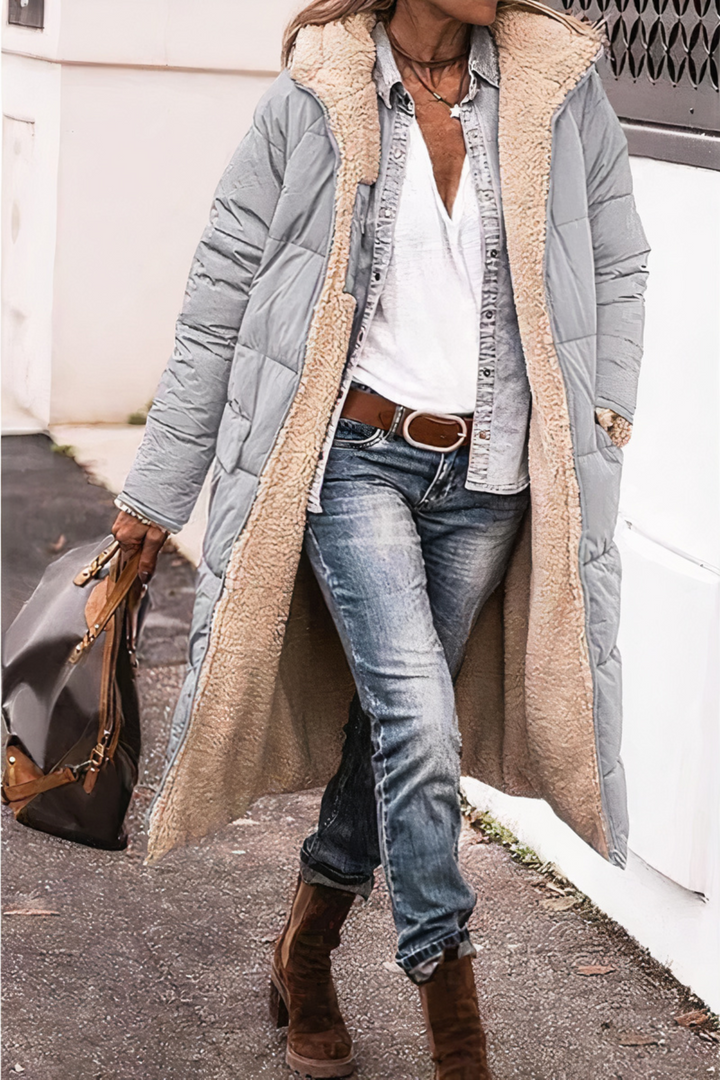 Ava | Womens Quilted Puffer Jacket Ladies Coat