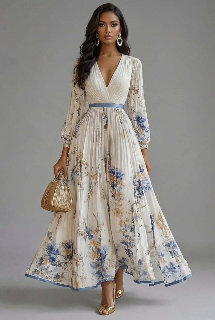 Sophia | Wedding Guest Maxi Wrap Dress