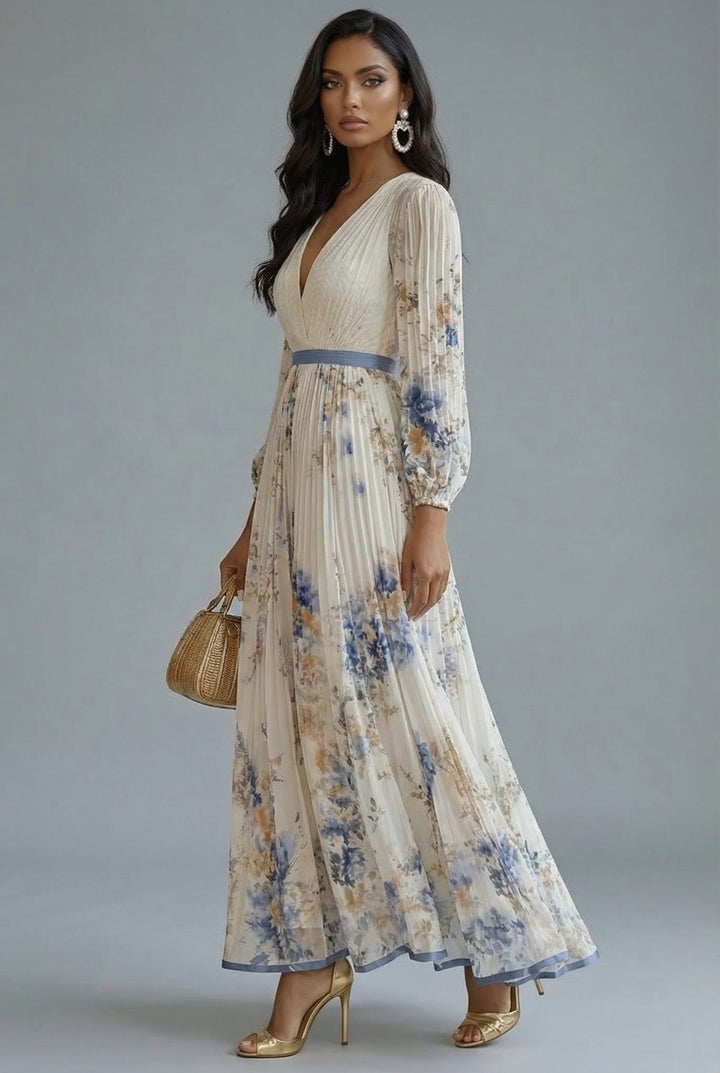 Sophia | Wedding Guest Maxi Wrap Dress
