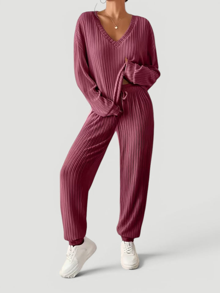 Ellmont London | Women’s Soft Two Piece Pajama Lounge Set