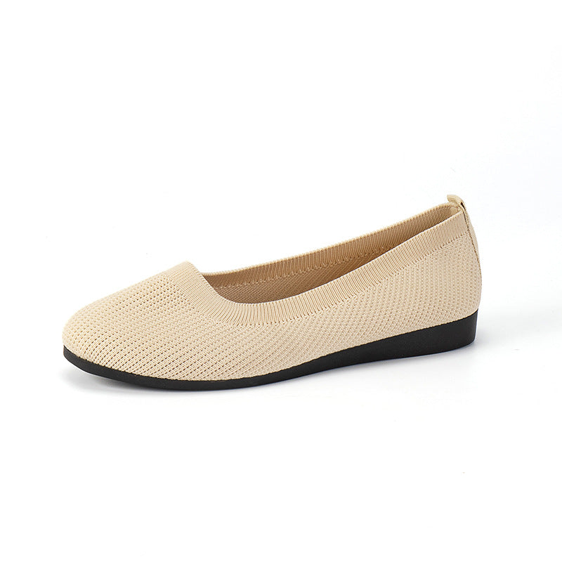 Amelia | Women Knit Ballet Flats Sandals