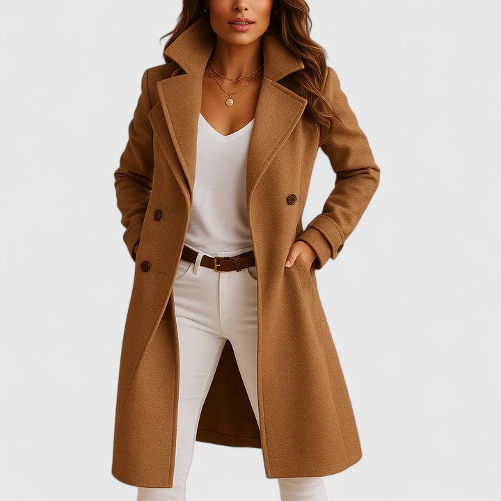 Olivia | Womens Double-Breasted Coat