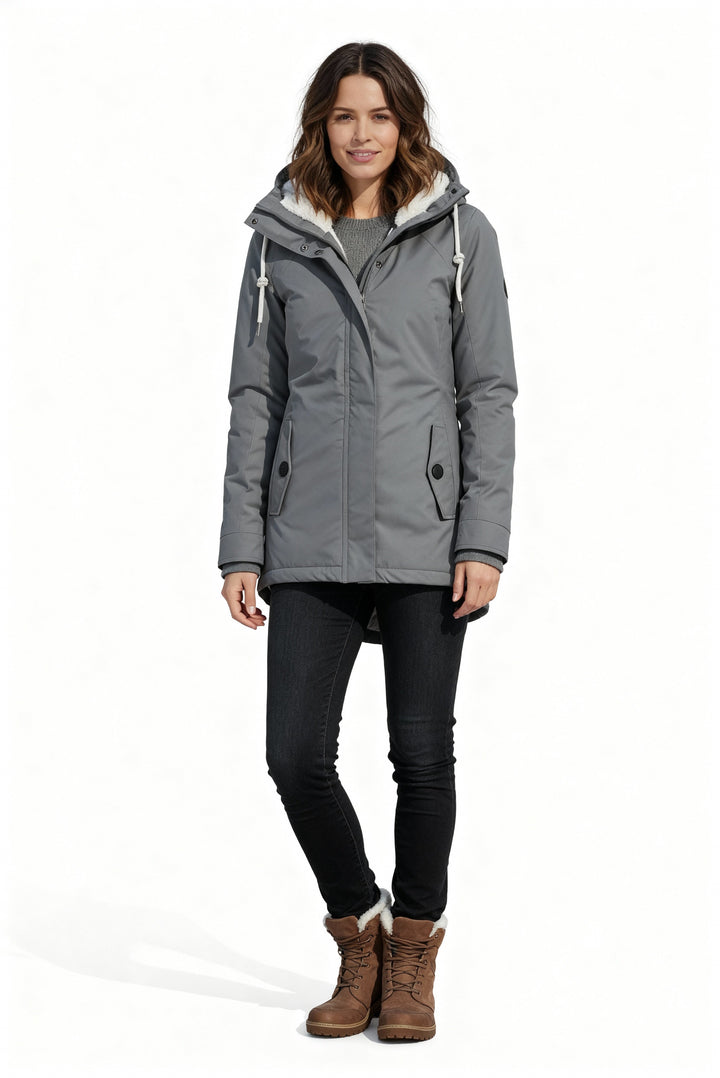 Clemmie | Womens Coat Sherpa Lined Puffer Jacket