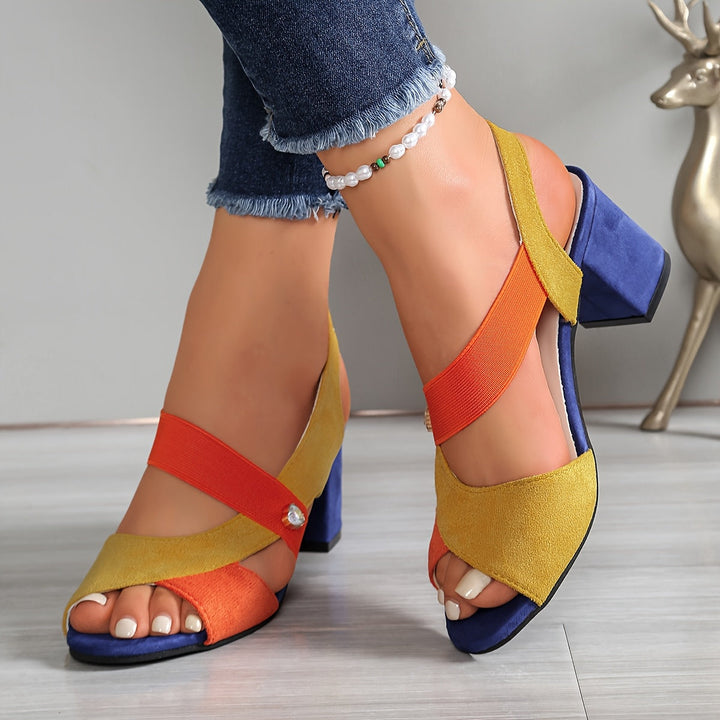 Cressida | Women Block Heel Slingback Sandals
