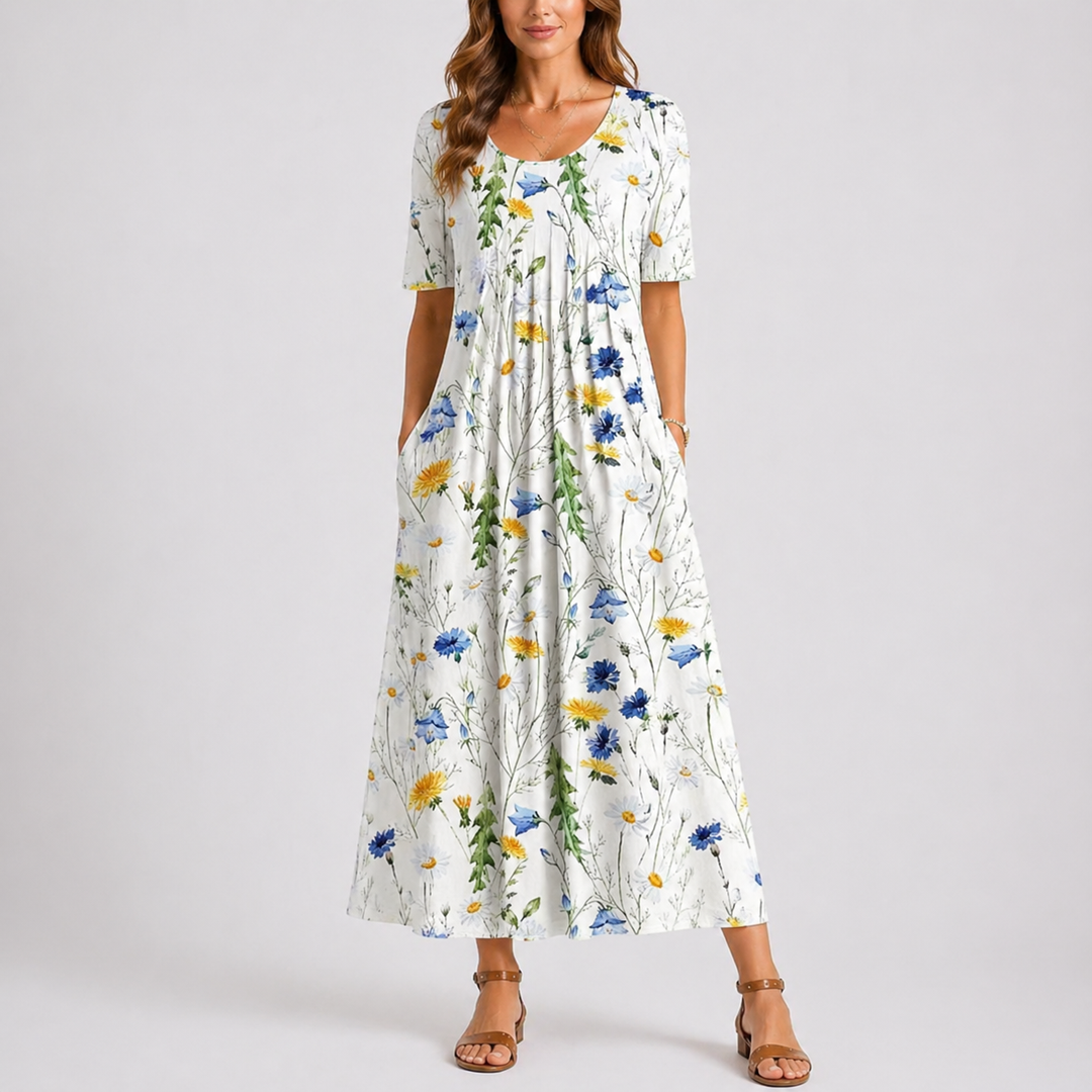 Nancy | Print Maxi Dress for Women