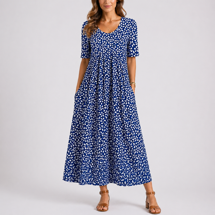 Nancy | Print Maxi Dress for Women