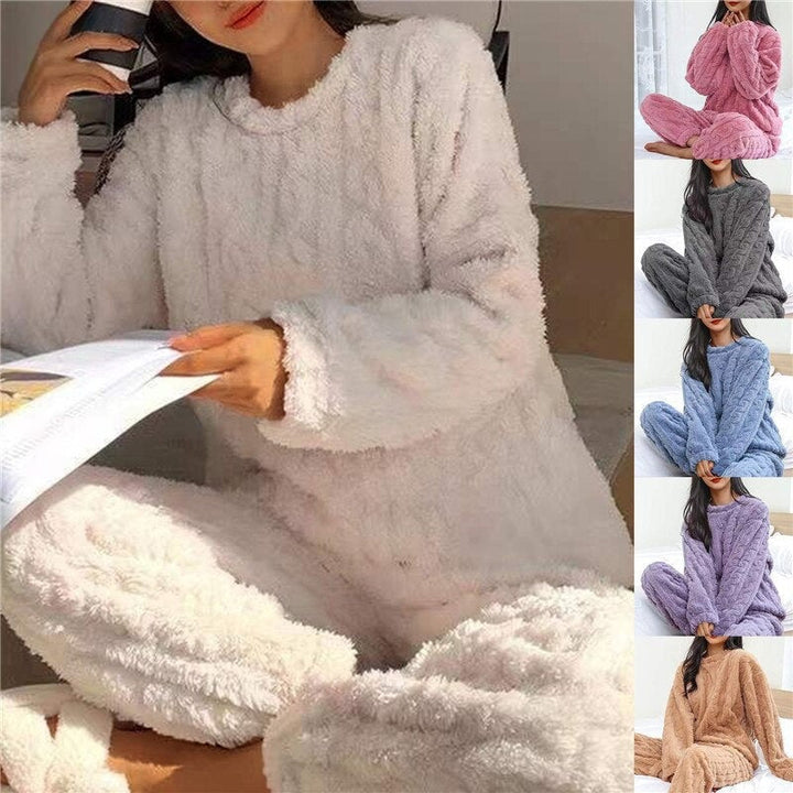 Annabelle | Fluffy Pajama Two Piece Set