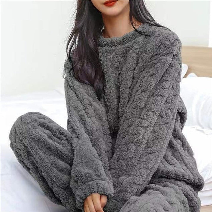 Annabelle | Fluffy Pajama Two Piece Set