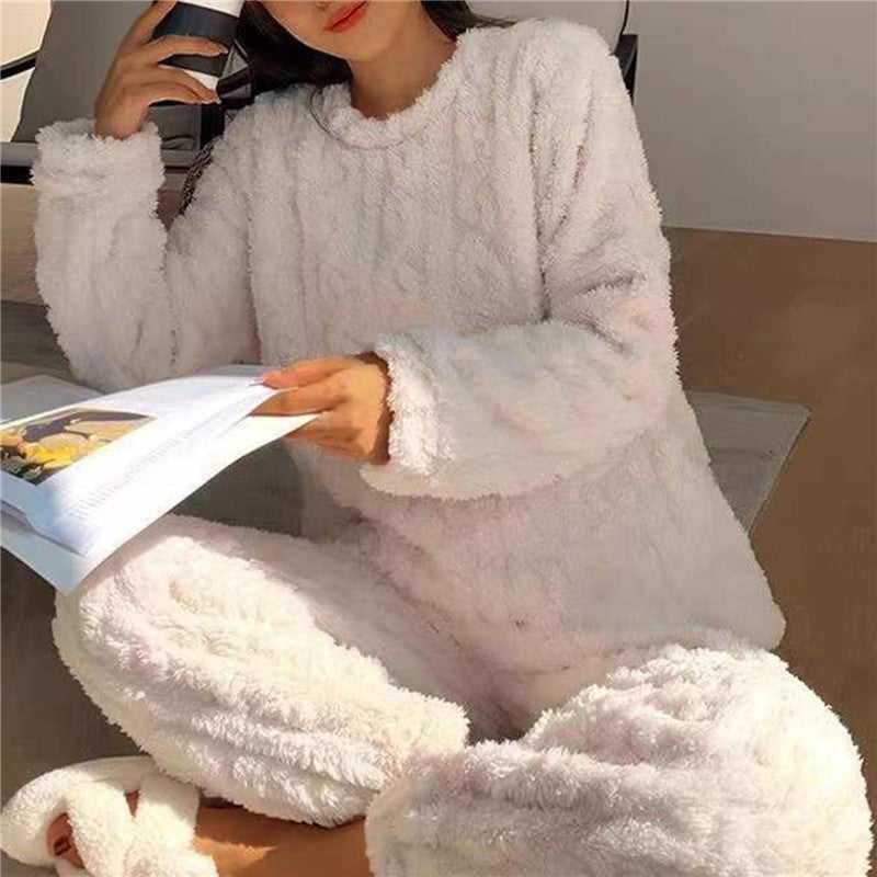 Annabelle | Fluffy Pajama Two Piece Set