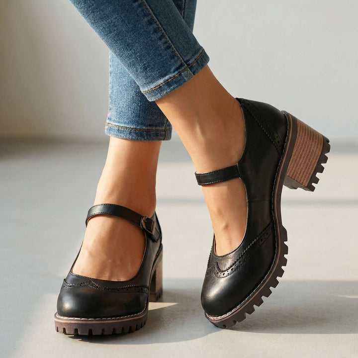 Clemmie | Women Block Heel Mary Jane Sandals