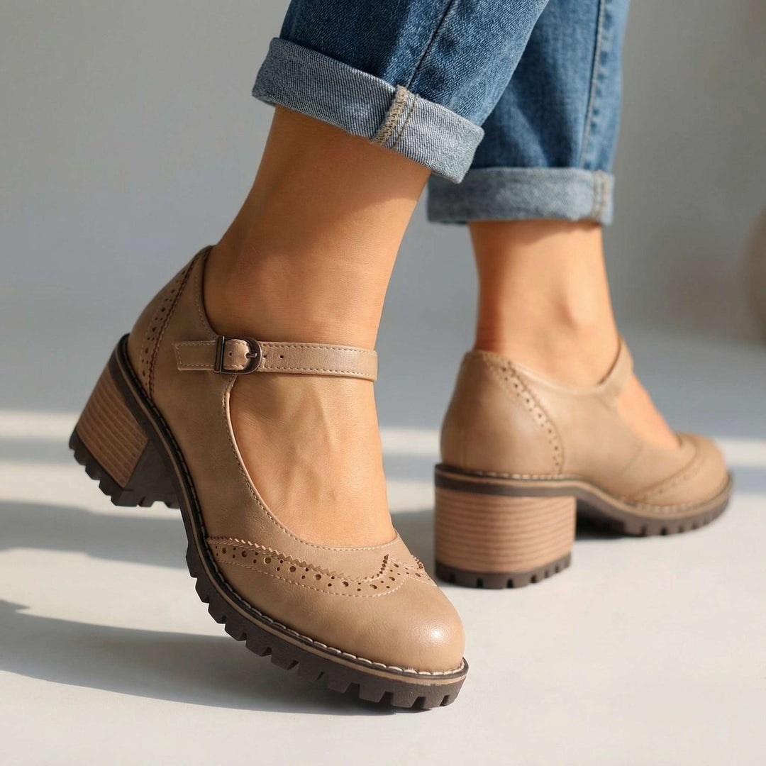 Clemmie | Women Block Heel Mary Jane Sandals
