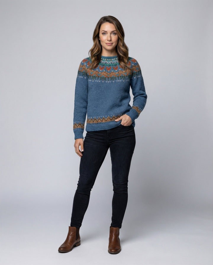 Amelia | Fair Isle Knit Women Clothing Sweater