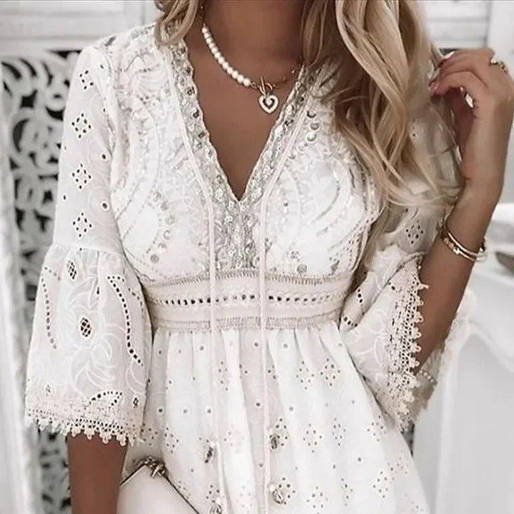 Felicity | Wedding Guest Lace Mini Dress Women