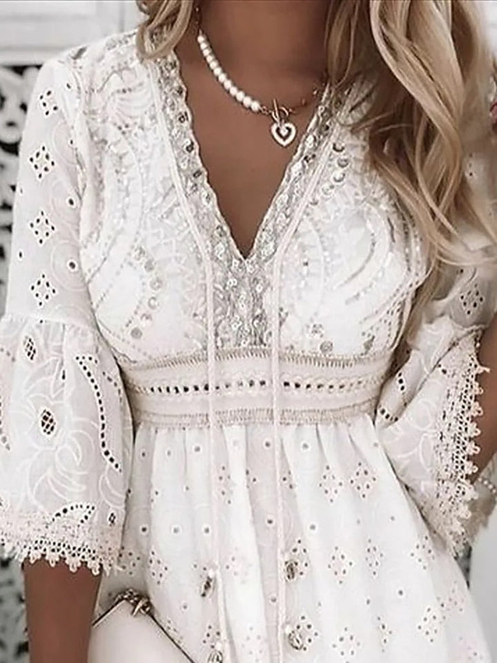 Felicity | Wedding Guest Lace Mini Dress Women