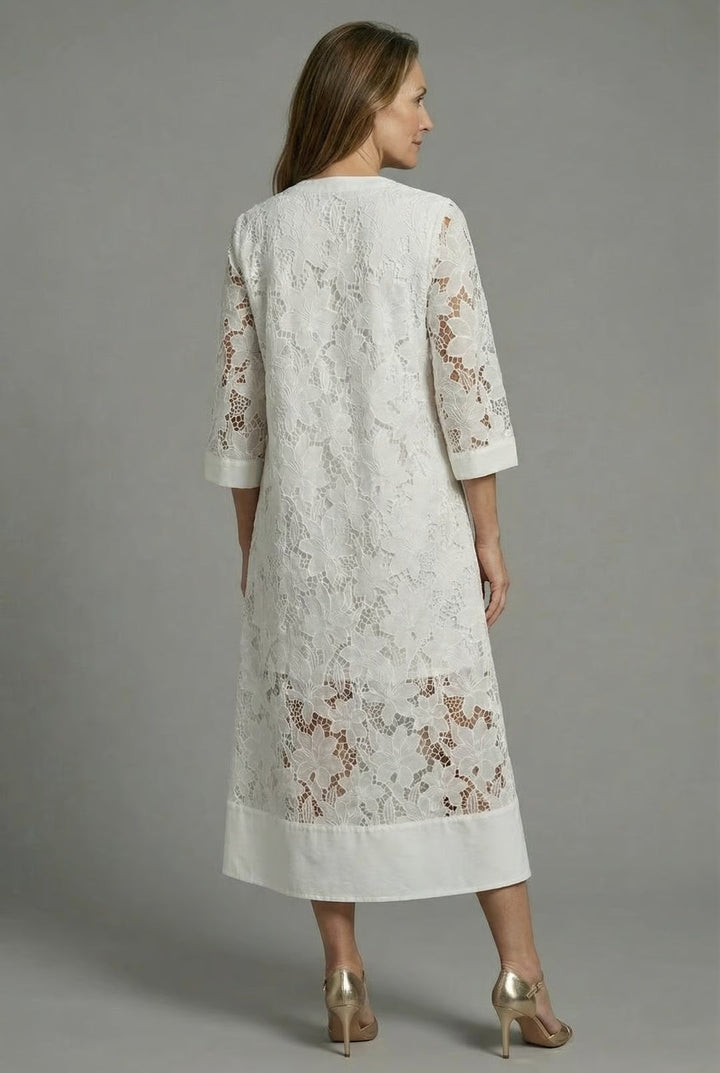 Evie | Wedding Guest Lace Midi Dress Women
