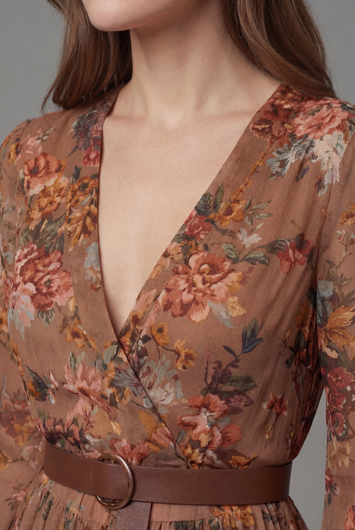 Elsie | Wedding Guest Chiffon Maxi Dress