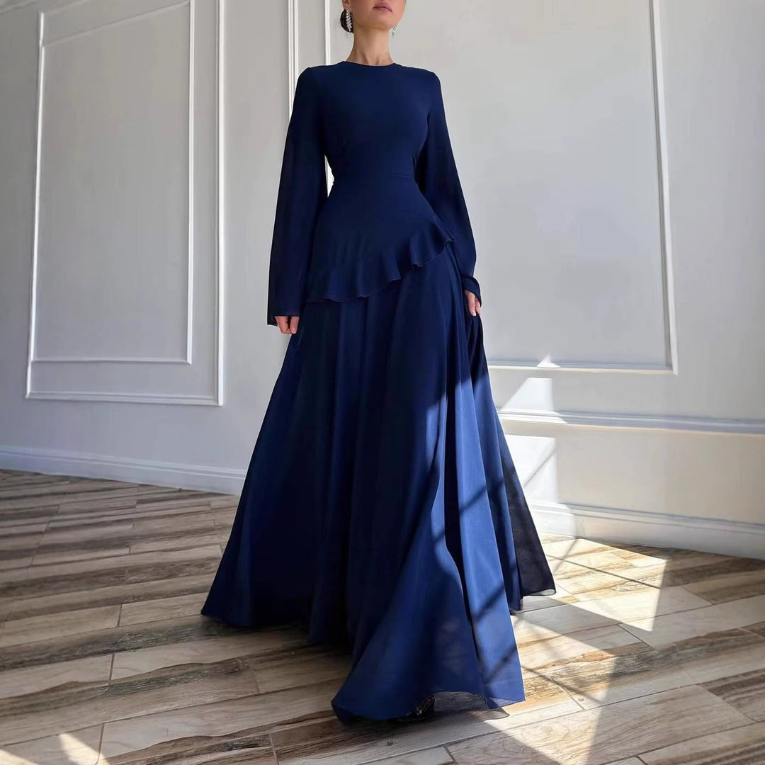 Darcey | Wedding Guest Flared Sleeve Maxi Dress