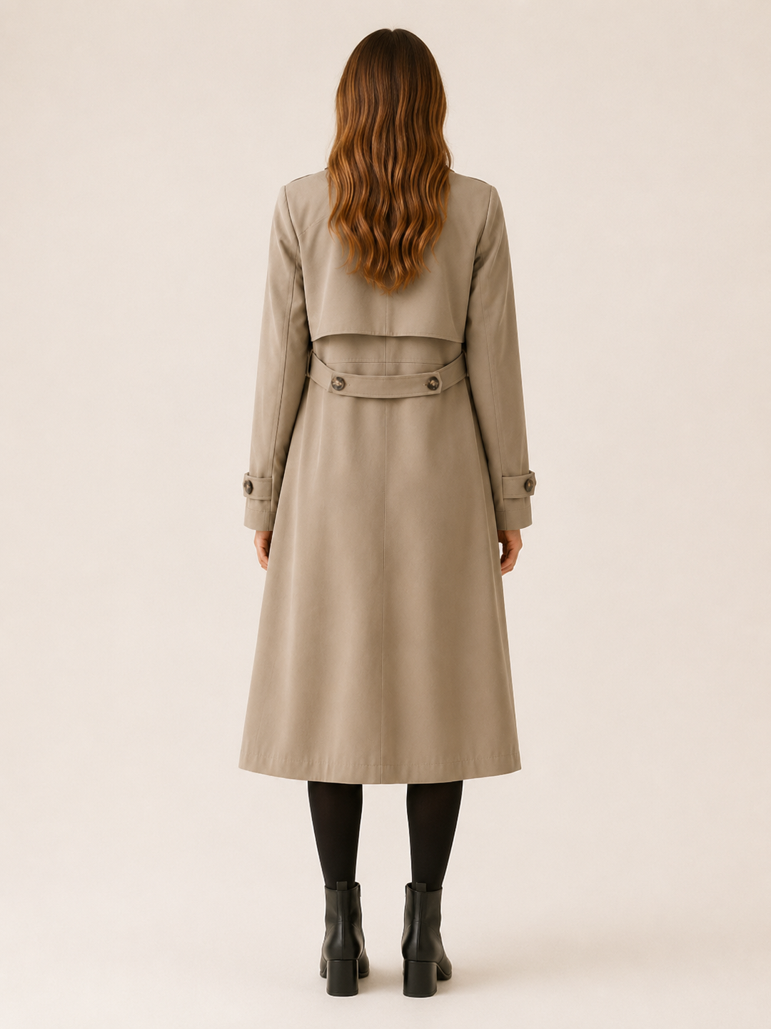 Ivy | Womens Coats Double-Breasted Longline Coat