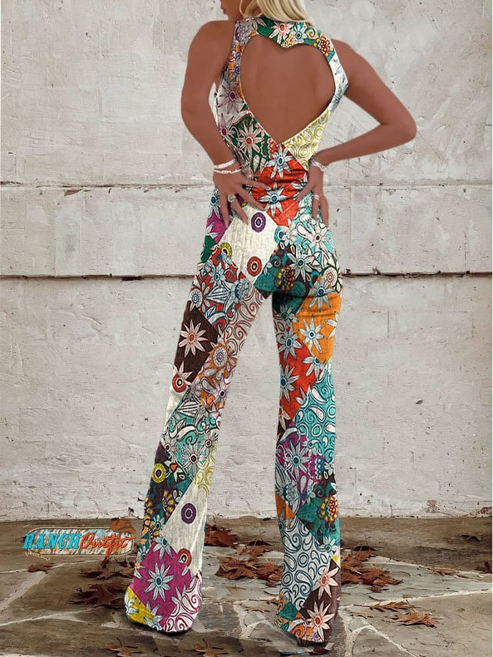Willow | Floral Wide-Leg Summer Jumpsuit Women