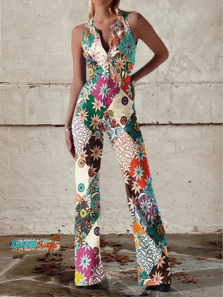 Willow | Floral Wide-Leg Summer Jumpsuit Women