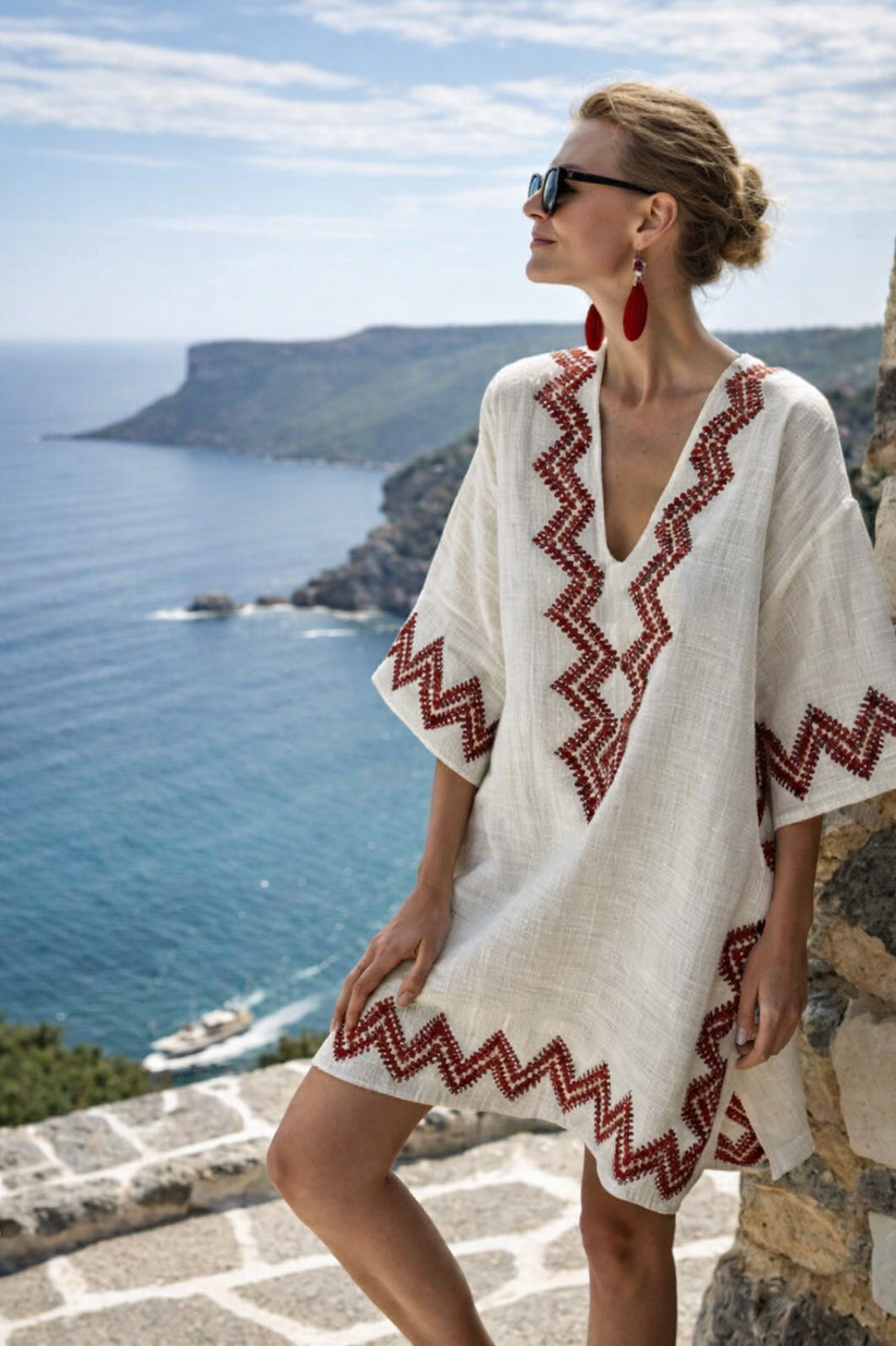 Bronte | Embroidered Summer Dress for Women