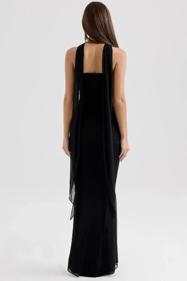 Daisy | Wedding Guest Ruched Maxi Dress