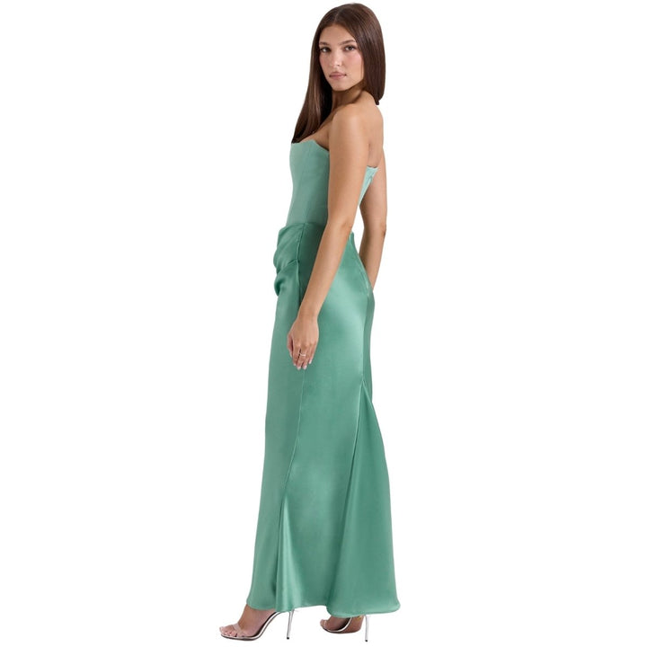 Sienna | Strapless Corset Maxi Dress for Women