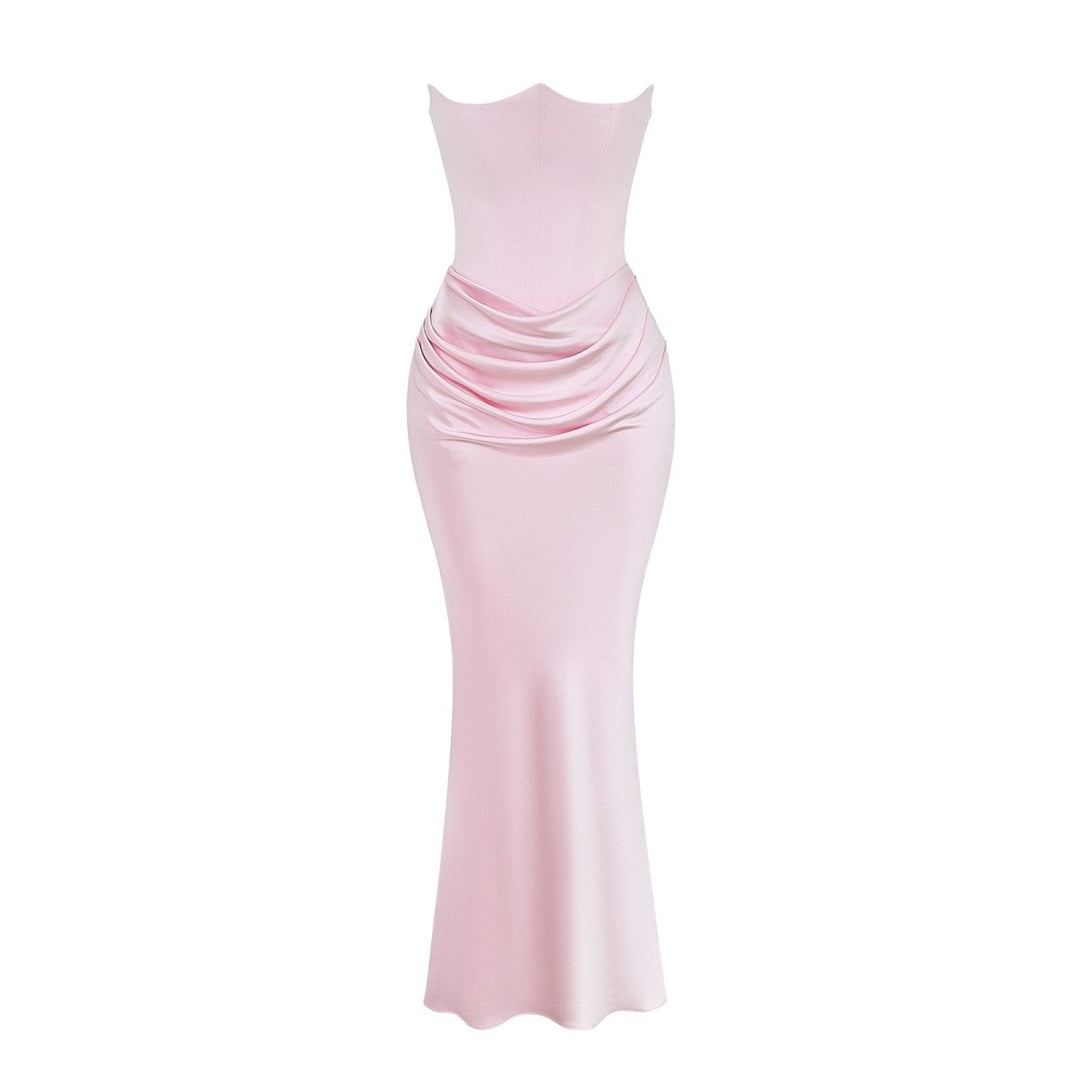 Sienna | Strapless Corset Maxi Dress for Women