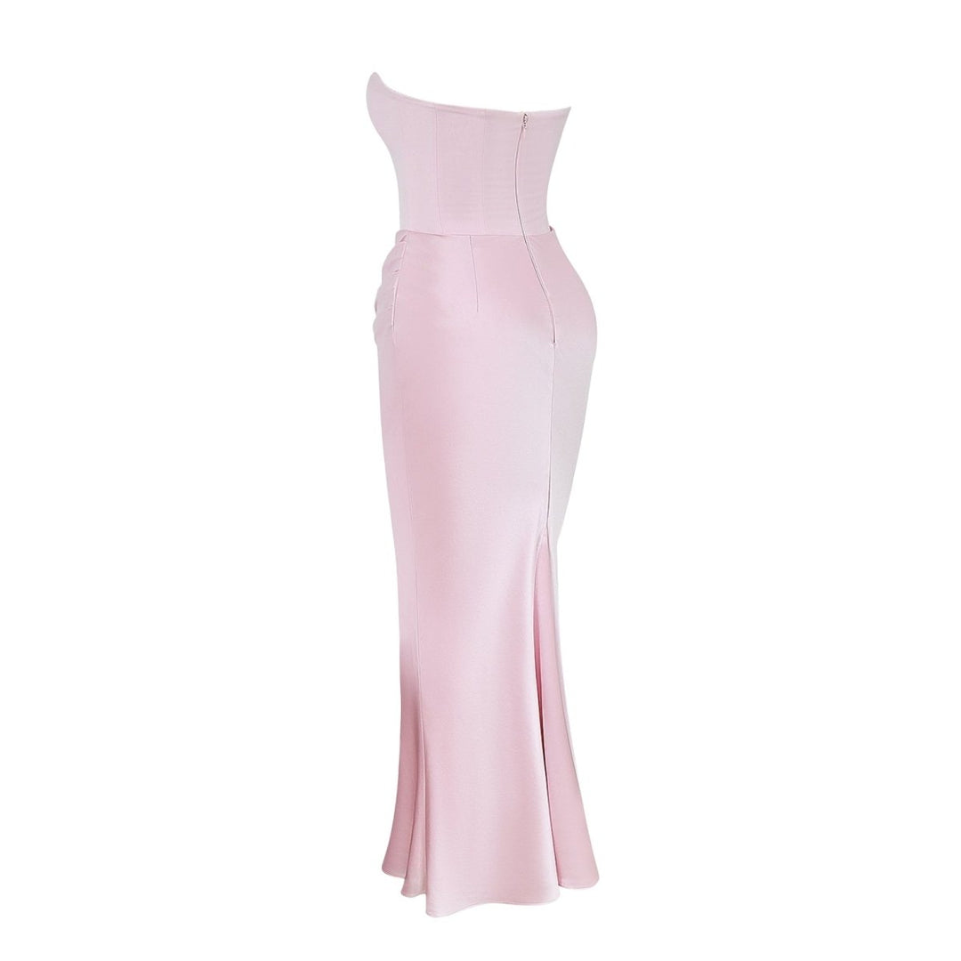 Sienna | Strapless Corset Maxi Dress for Women