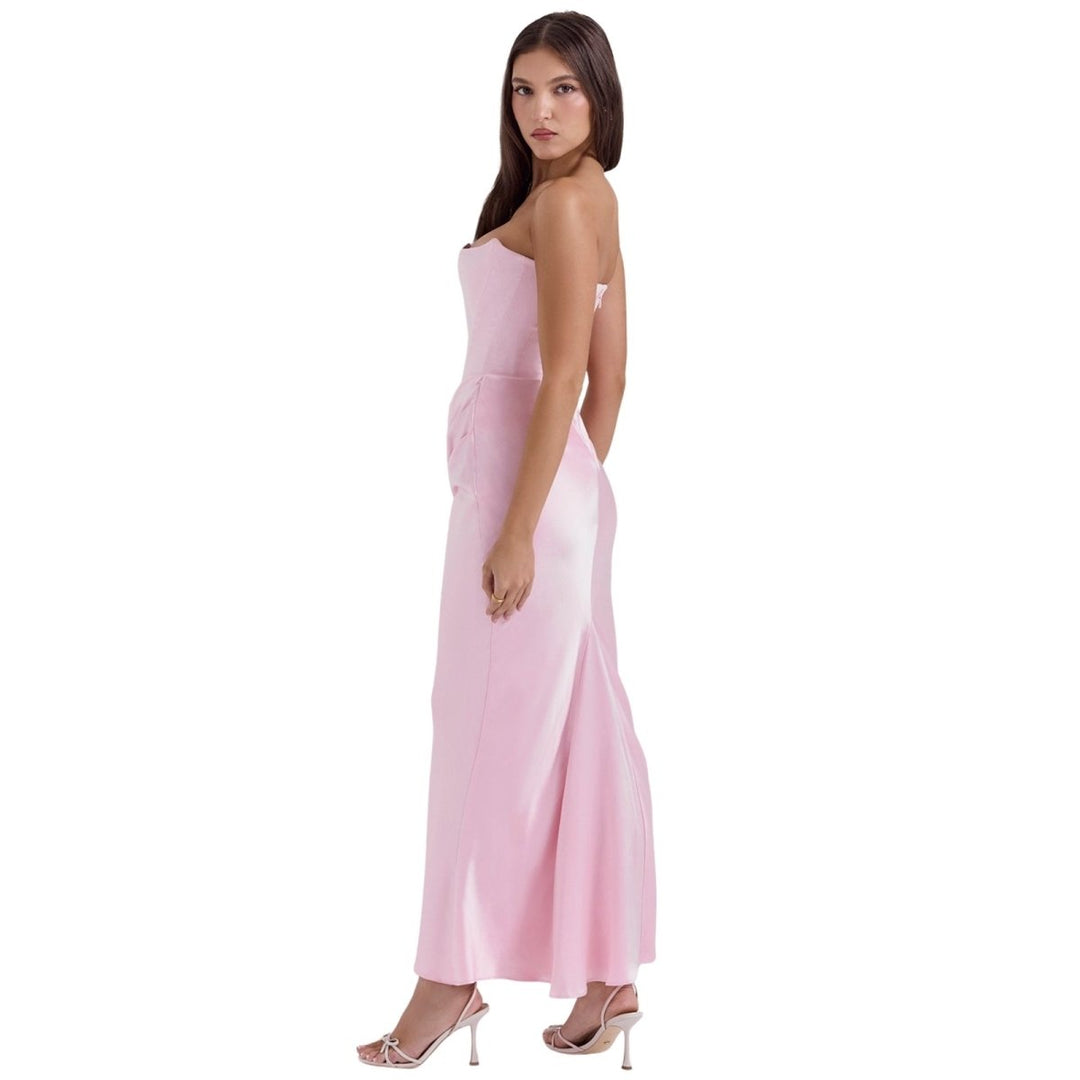 Sienna | Strapless Corset Maxi Dress for Women