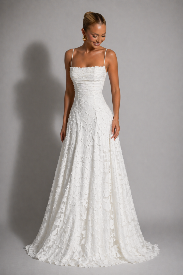 Gemma | Wedding Guest Lace Maxi Dress