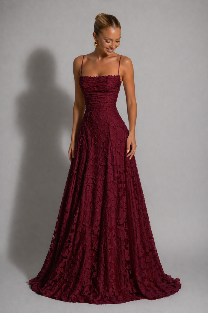 Gemma | Wedding Guest Lace Maxi Dress
