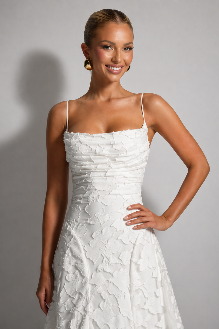 Gemma | Wedding Guest Lace Maxi Dress