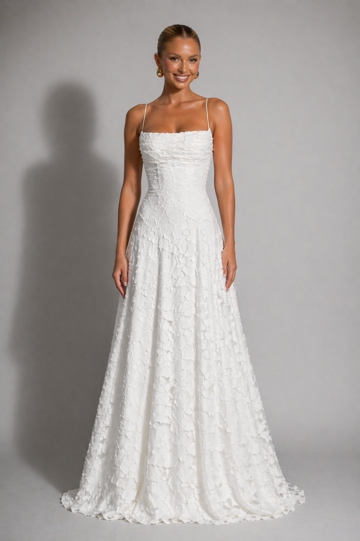 Gemma | Wedding Guest Lace Maxi Dress