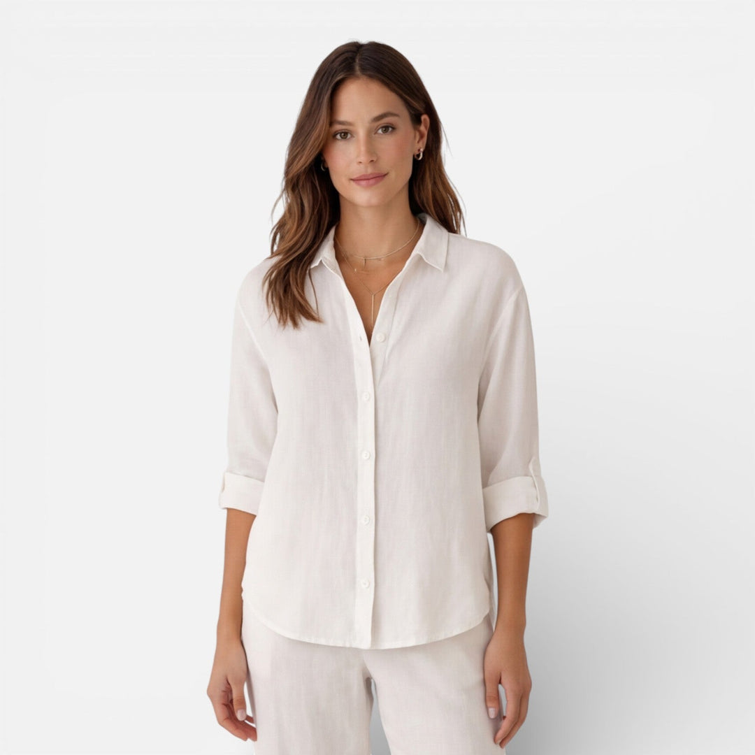 Tamsin | Women Clothing Linen Button-Down Shirt