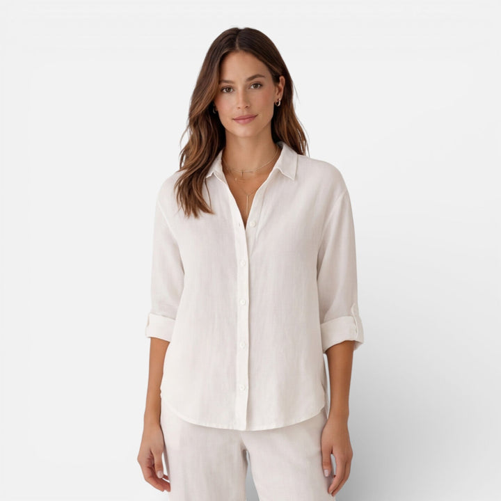 Tamsin | Women Clothing Linen Button-Down Shirt