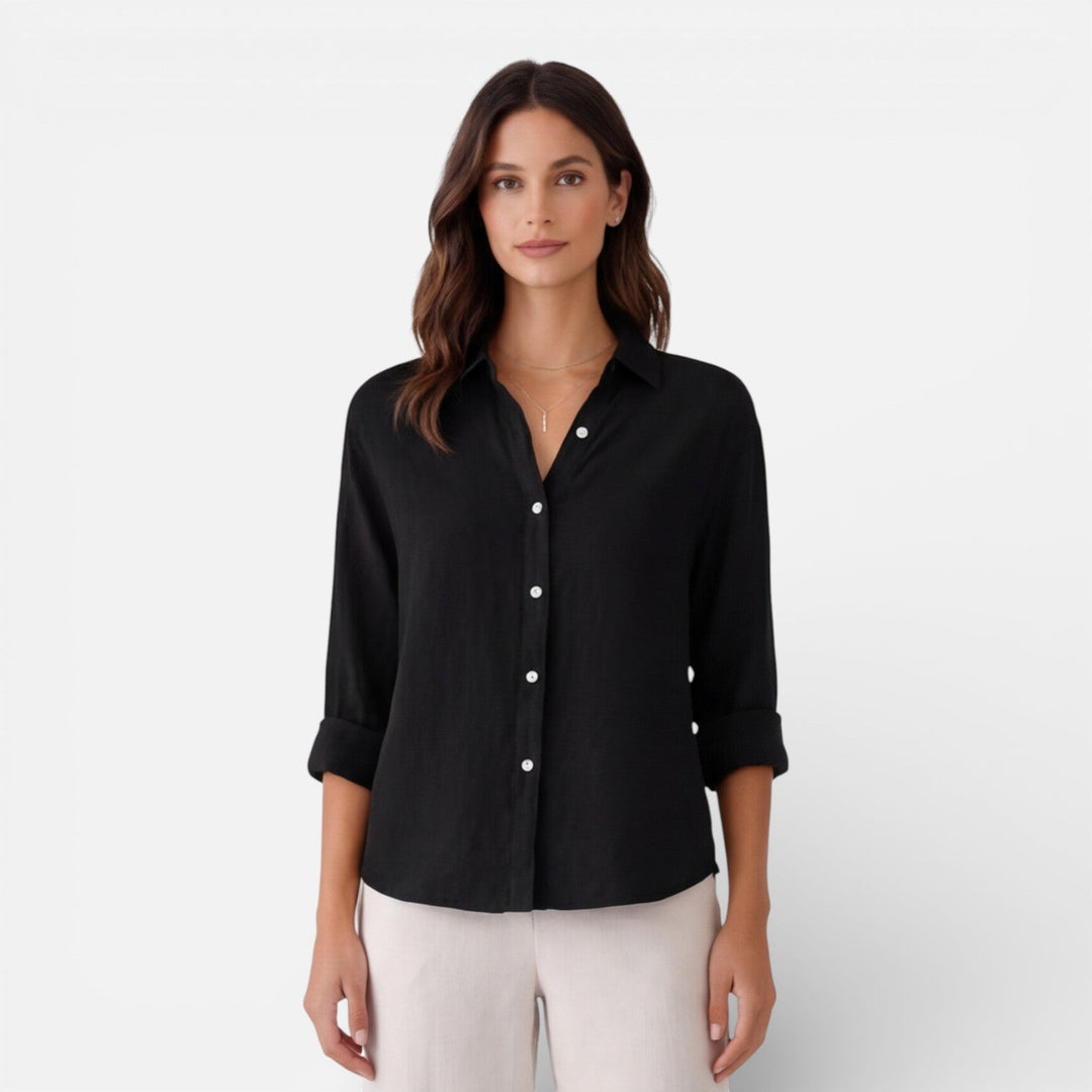 Tamsin | Women Clothing Linen Button-Down Shirt