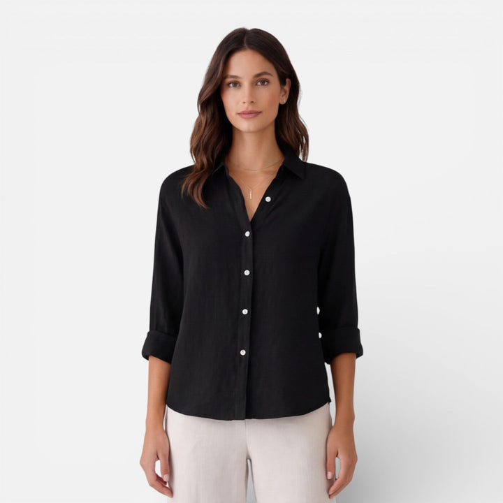 Tamsin | Women Clothing Linen Button-Down Shirt