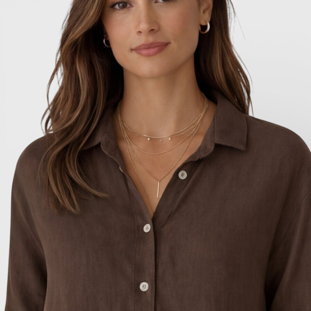 Tamsin | Women Clothing Linen Button-Down Shirt