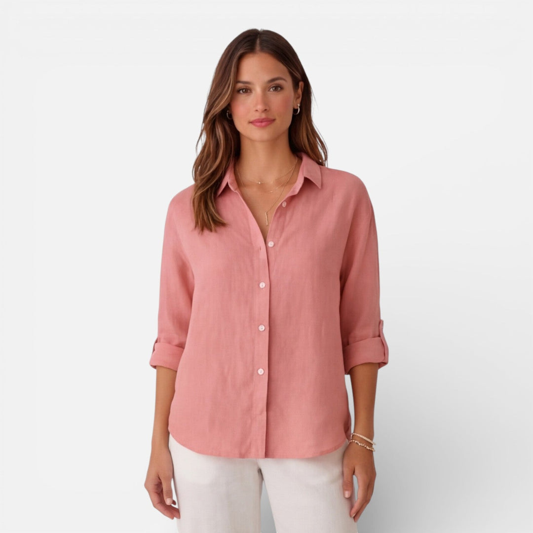 Tamsin | Women Clothing Linen Button-Down Shirt